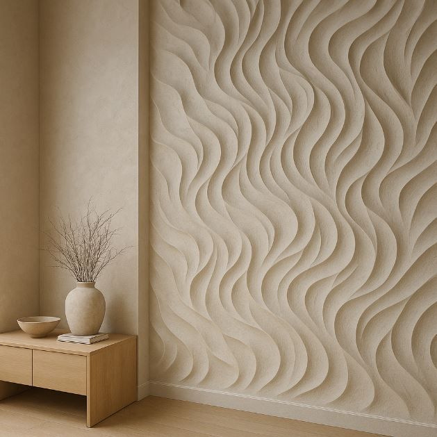 牆面不只平：3D 立體造型漆的特色與室內設計應用